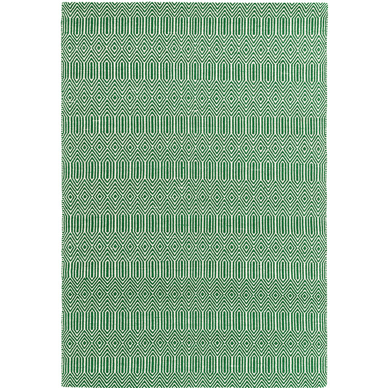 Sloan ethnic flatweave runner, 66 x 200cm, green