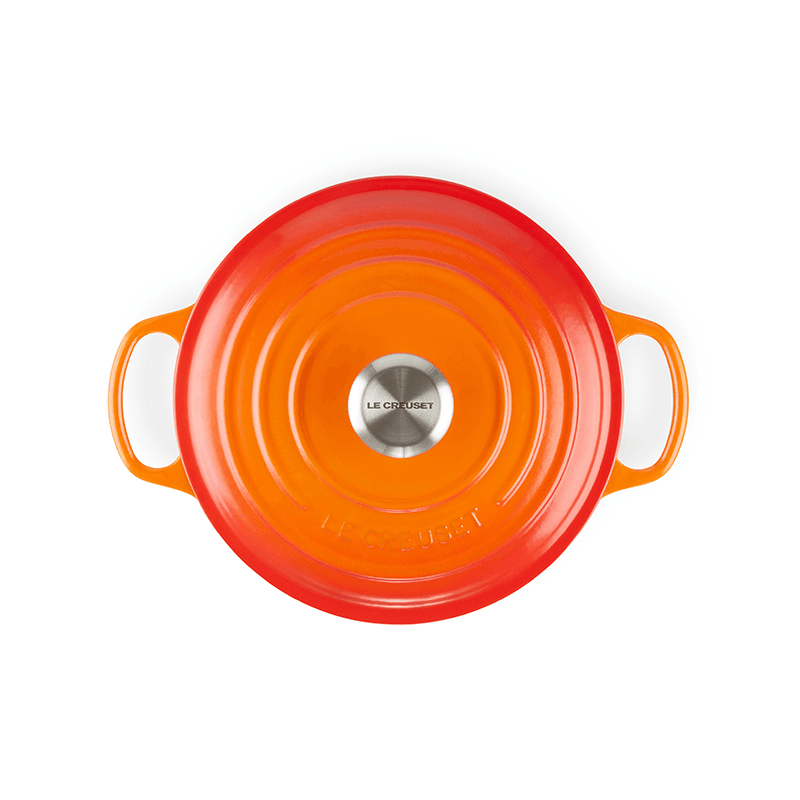 Signature Cast Iron Round casserole, 26cm - 5.3 litre, Volcanic
