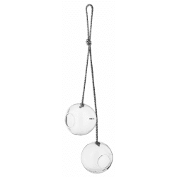 Image showing the Eva Solo Set of 2 Glass Bird Feeders, Clear product.