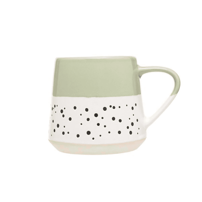 Dotted Mug, 350ml, Sage