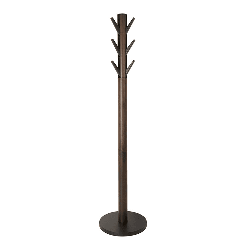 Flapper Coat Rack, H168cm, Black & Walnut