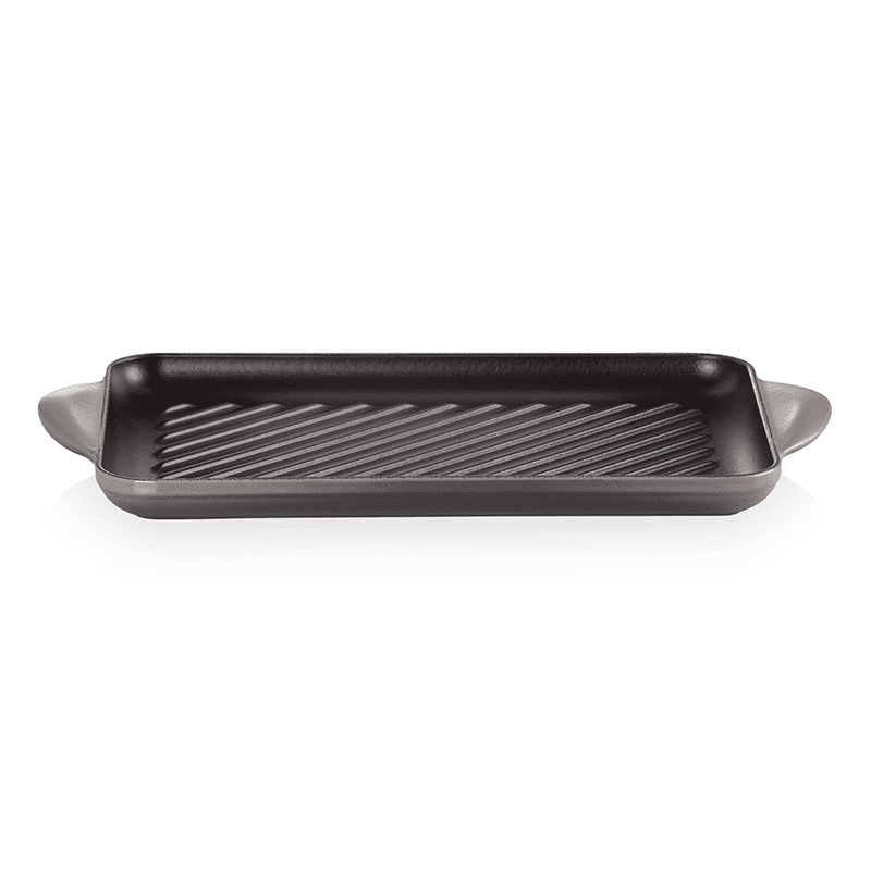 Traditional Cast Iron Rectangular Grill, 32cm, Flint