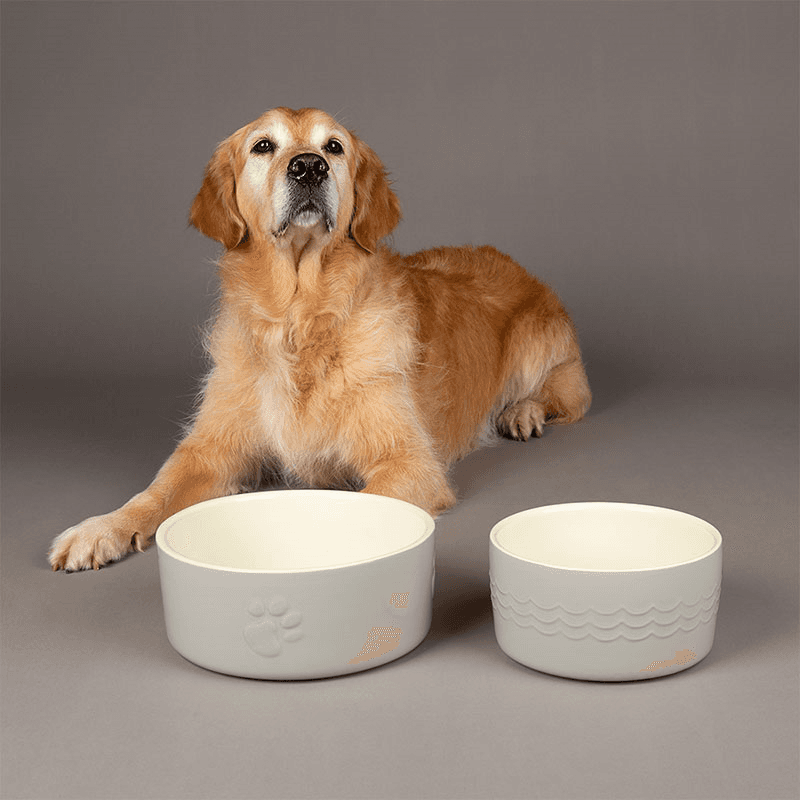 Icon Dog Bowl, D25cm, Light Grey