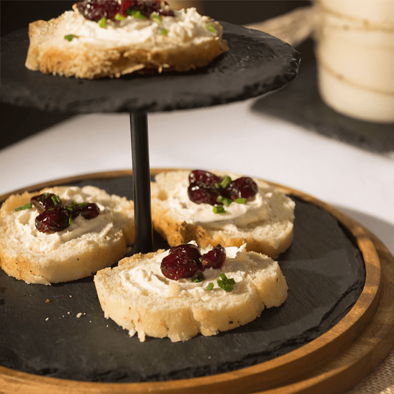 2-tier serving stand/cake dome, 22 x 31.5cm