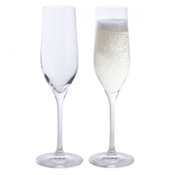 Image showing the Wine and Bar Set of 2 Flutes, 180ml, Clear product.