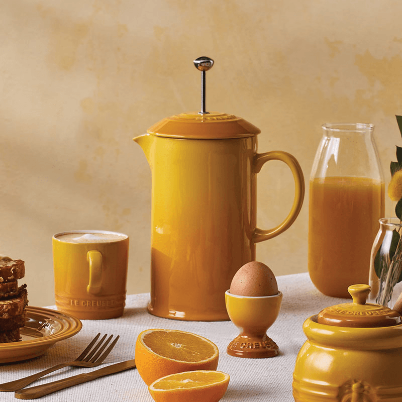 Stoneware Cafetiere with Metal Press, 1L, Nectar