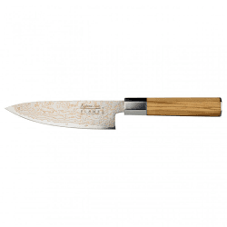 Image showing the Flame Chef's Knife, 20cm, Olive Wood product.
