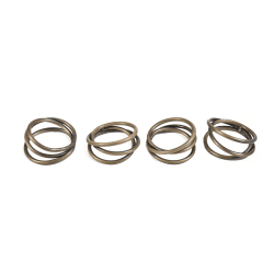Image showing the Napkin Rings, Brompton, Antique Brass, Set of 4 product.