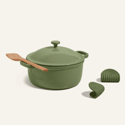 Image showing the Cast Iron Perfect Pot, Sage product.