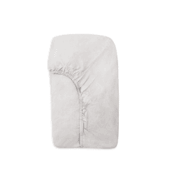 Image showing the Perfect Sateen Fitted Sheet, Superking, Dove Grey product.