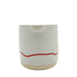 Image showing the Studio Jug, 400ml, Pebble & Red product.