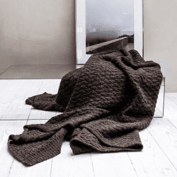 Image showing the Sailor Throw, H180cm x W130cm, Brown product.