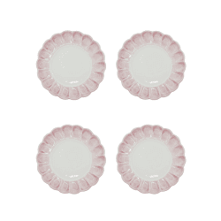 Image showing the Lido Set of 4 Dinner Plates, D29cm, Pink product.