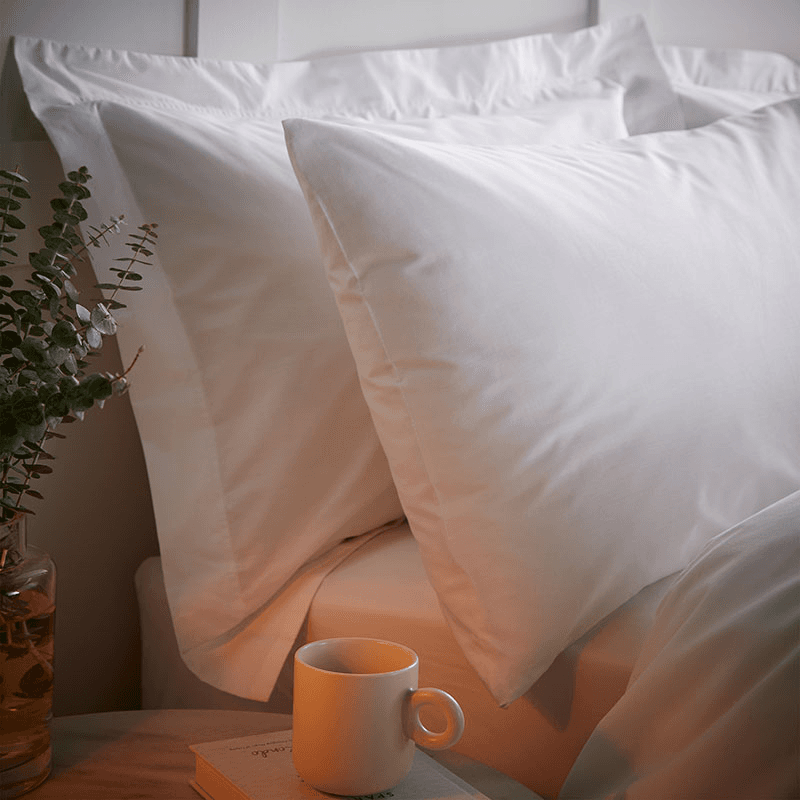 200TC Cooling Tencel Super King Duvet Set, White