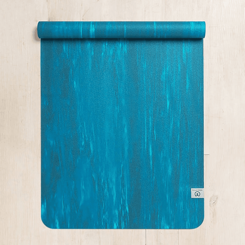 Eco Travel Yoga Mat, 183 x 61cm, Ocean Green