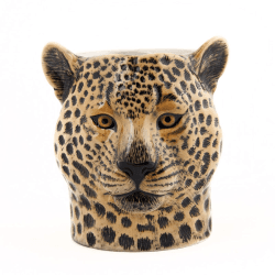 Image showing the Leopard Pencil Pot, H11cm, Yellow product.