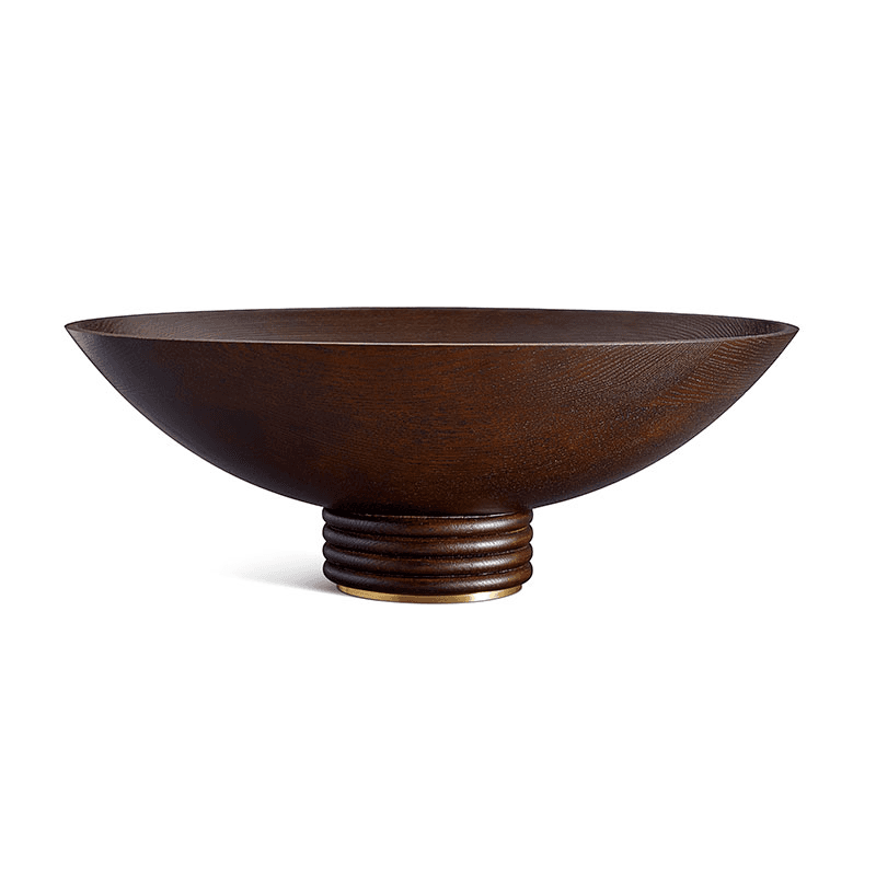 Alhambra Oval Bowl, L47 x W25cm, Smoked Ash