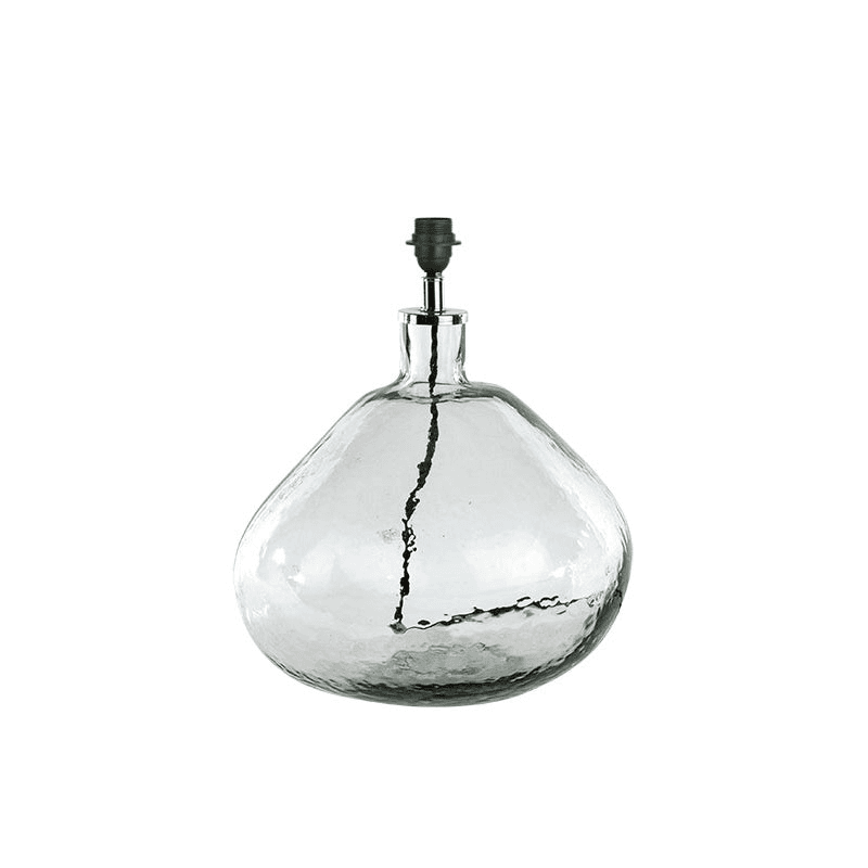 Baba Glass Lamp, H42cm, Clear