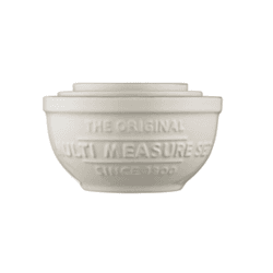 Image showing the Innovative Kitchen Set of 3 measuring cups, white product.