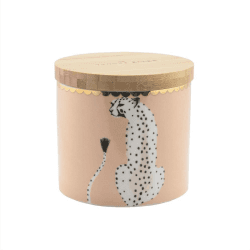 Image showing the Cheetah Small Storage Jar, H10cm, Pastel product.
