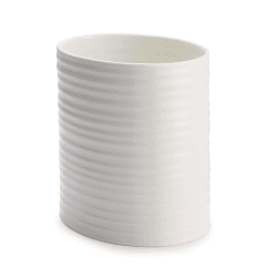 Image showing the Ceramics Oval utensil jar large, 19 x 15cm, White product.