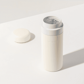 Image showing the The Porter Insulated Ceramic Large Bottle, 470ml, Cream product.