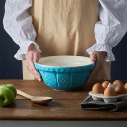 Image showing the Colour Mix Mixing Bowl, D24cm, Turquoise product.