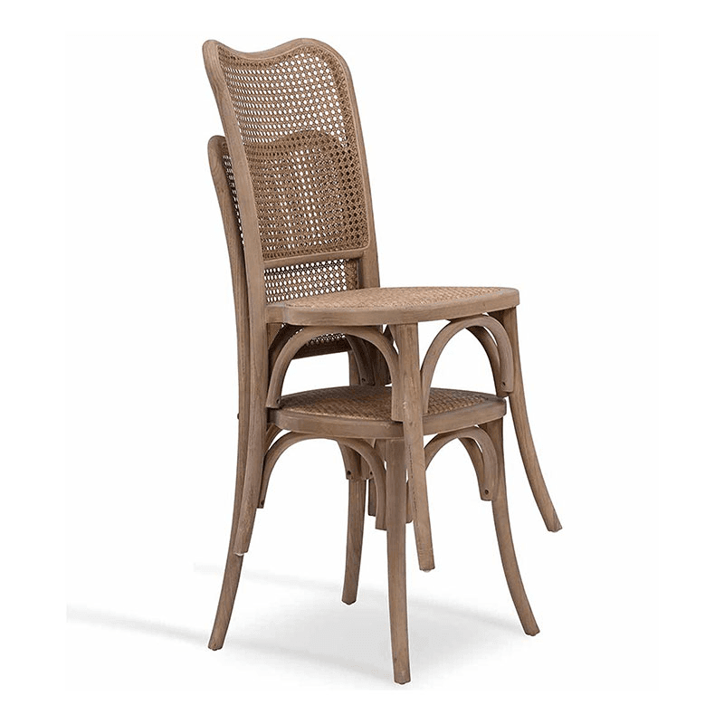 Fairlight Set of 2 Dining Chairs, Rattan