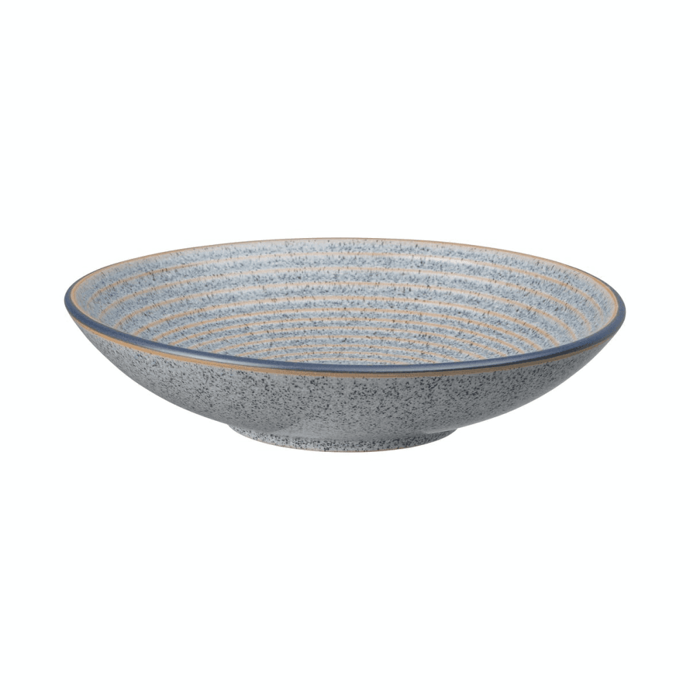 Studio Grey Medium ridged bowl, 25.5 x 5cm, Granite