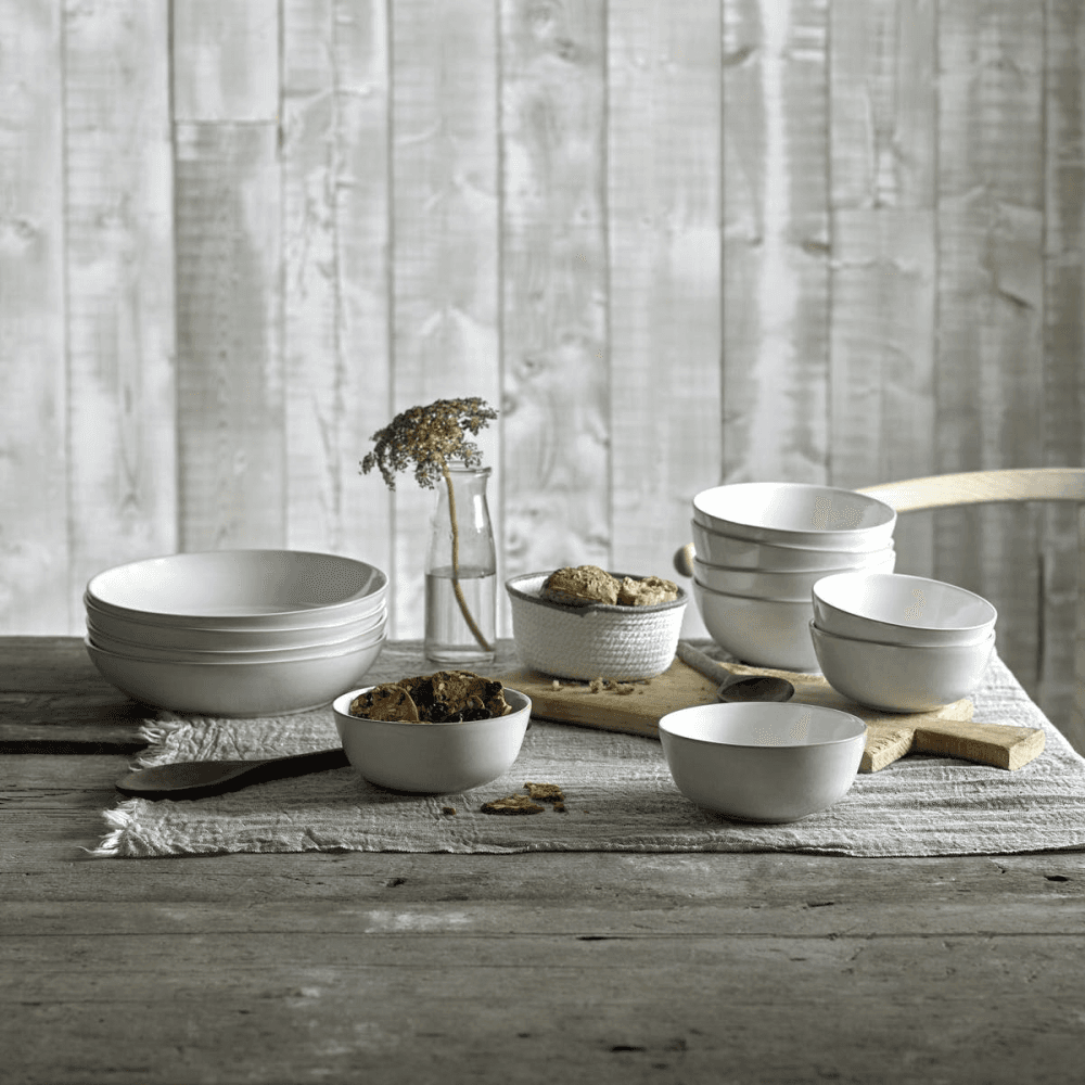 Natural Canvas Cereal bowl, 15.5 x 6.5cm