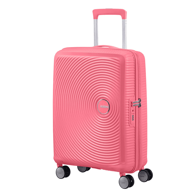 Soundbox Cabin Suitcase, H55 x L40 x W20/23cm, Sun Kissed Coral