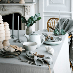 Image showing the Nordic Sand Utensil Holder, H14.5cm, Natural product.