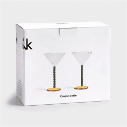 Image showing the Perle set of 2 Coupes, 17 x 10 cm, multi product.