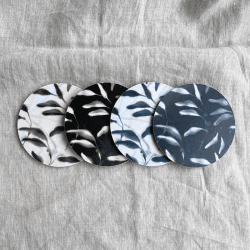 Image showing the Amongst Set of 4 Coasters, D10cm, Assorted product.