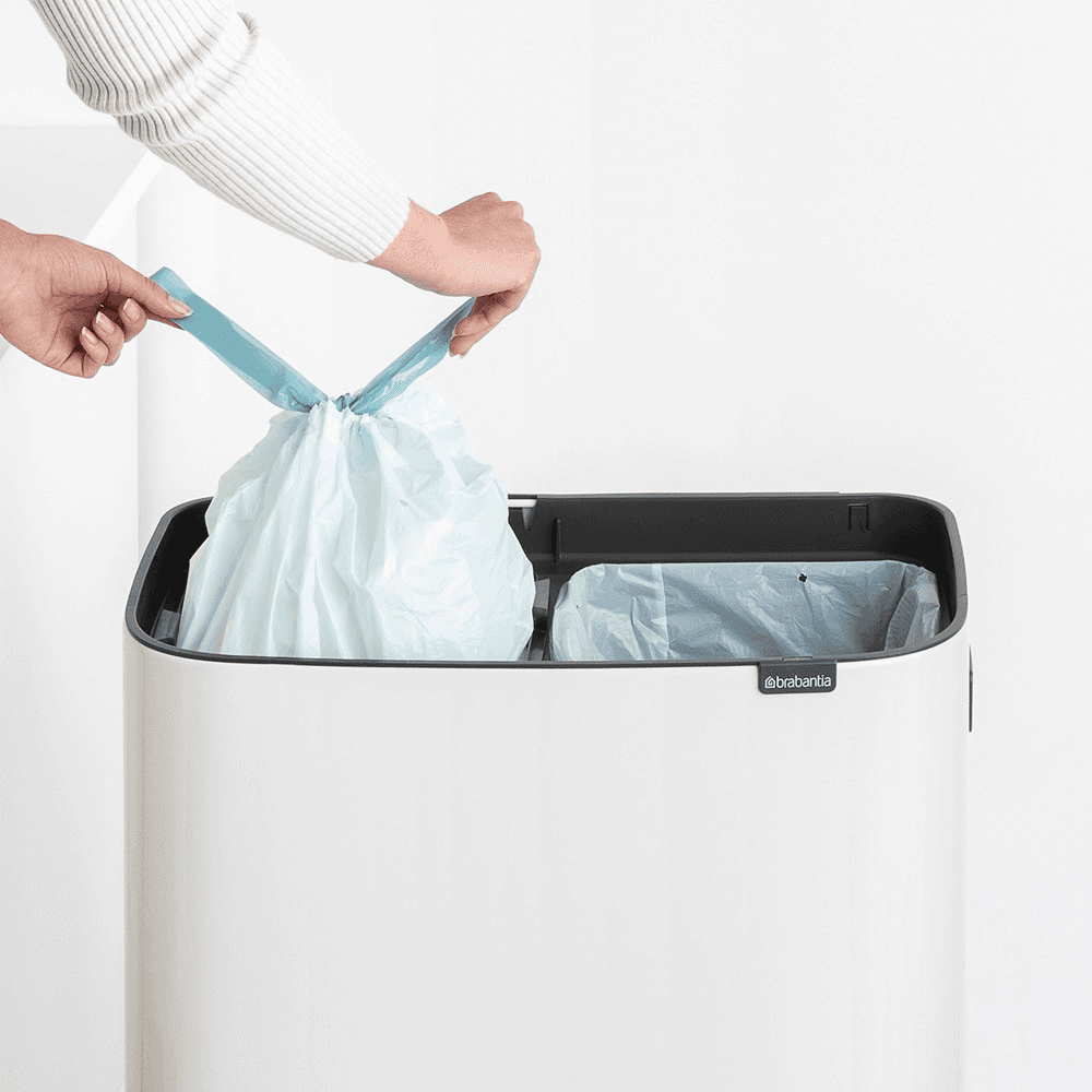 Bo Hi touch bin, 30 litre, White
