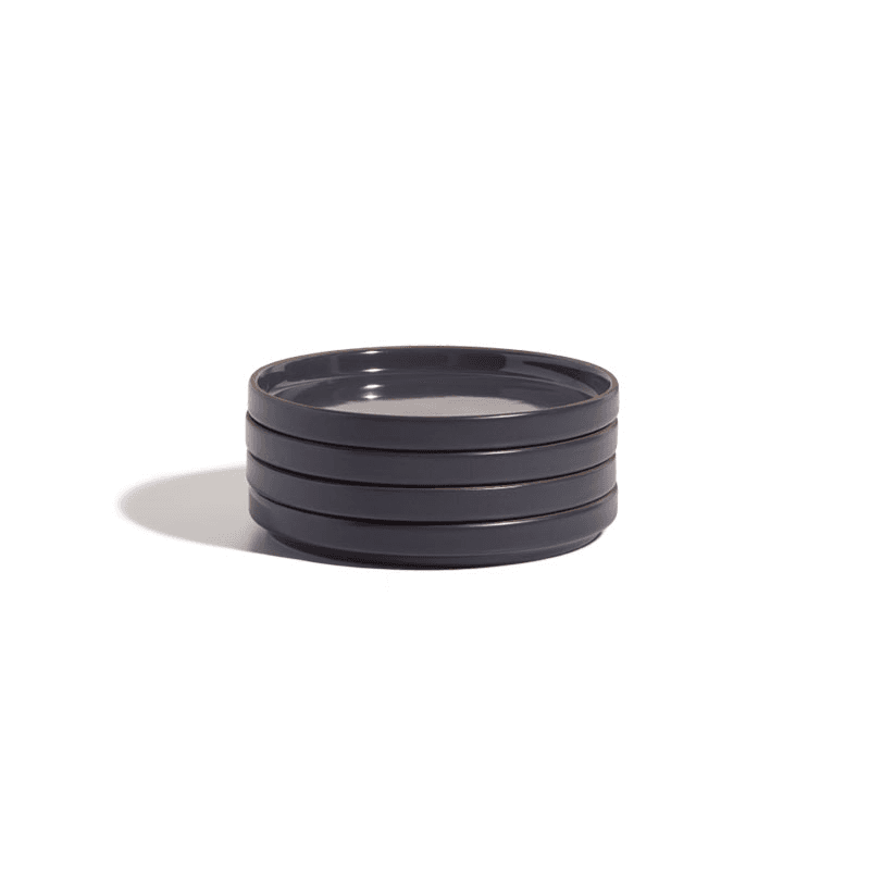 Set of 4 Dessert Plates, 15cm, Char