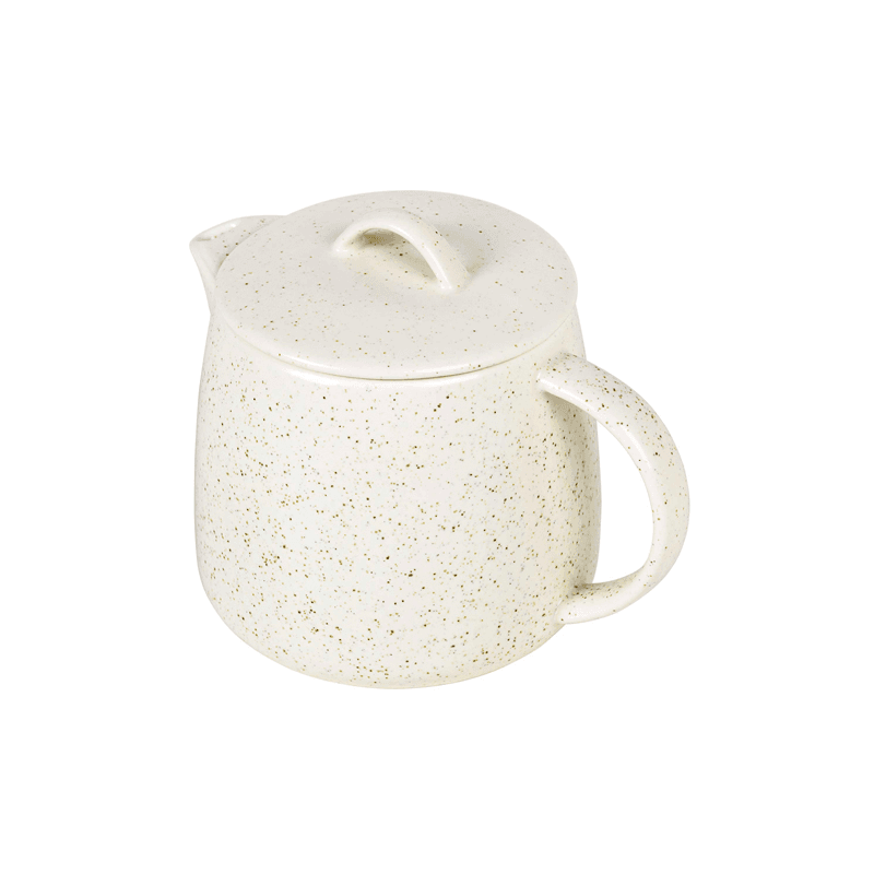 Nordic Vanilla Tea Pot, 1L, Off White