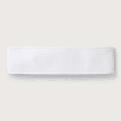Image showing the Spa Accessories White Organic Cotton Spa Hair Band, W69 x L6cm, White product.