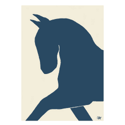 Image showing the Dressage FSC Print, 50 x 70cm product.