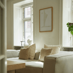 Image showing the Consume Framed Print, 50 x 70cm, White product.
