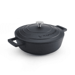 Image showing the Cast Aluminium Casserole Dish, 2.5L, Black product.
