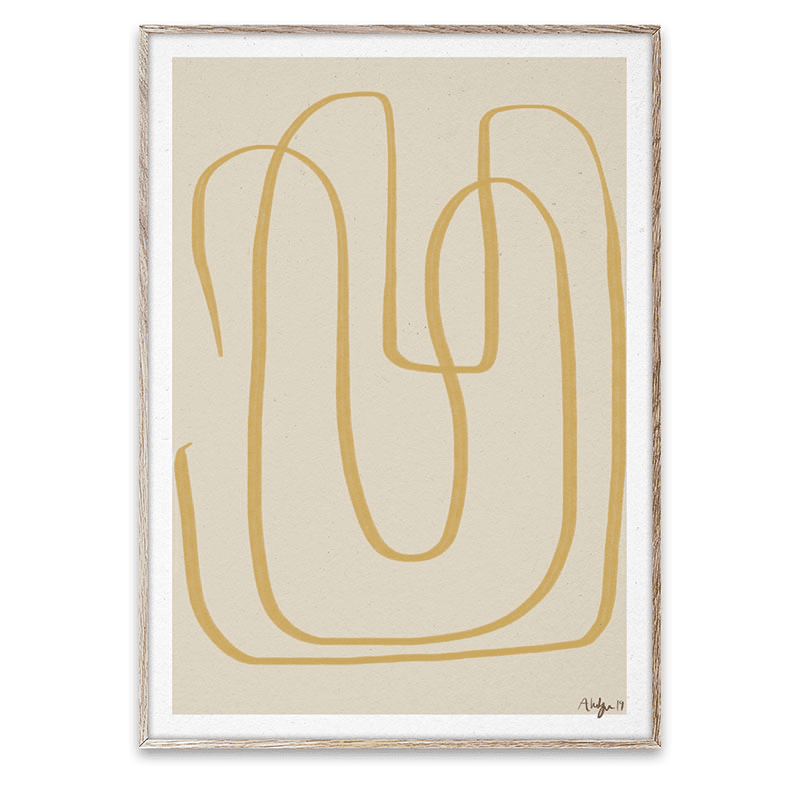 Different Ways I FSC Print, 50 x 70cm, Yellow