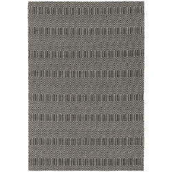Image showing the Sloan ethnic flatweave runner, 66 x 200cm, black product.