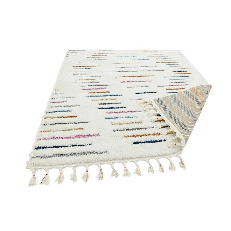 Ariana Moroccan Style Harmony Rug, 120 x 170cm, Cream & Multi