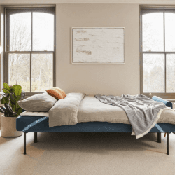 Image showing the Model 04 3 Seater Velvet Sofa Bed, Teal product.