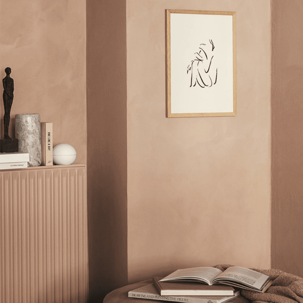 Calm - Lucrecia Rey Cara Art print, H40 x D30cm, Multi