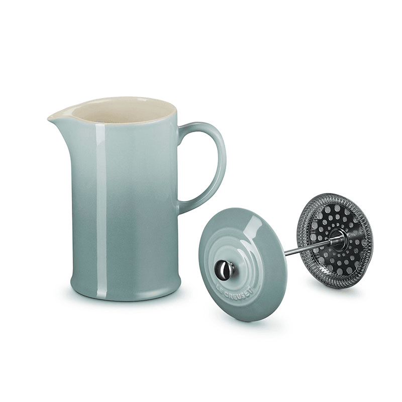Stoneware Cafetière, 1L, Sea Salt