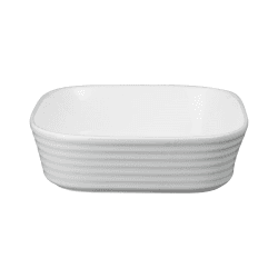 Image showing the James Martin Cook Square Dish, 23.5cm, Soft Grey product.