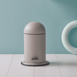 Image showing the Ona Pedal Bin, 3L, Greige product.