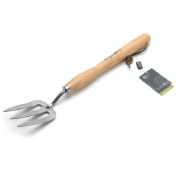 Image showing the Stainless Steel Mid Handled Fork, Silver/Natural product.